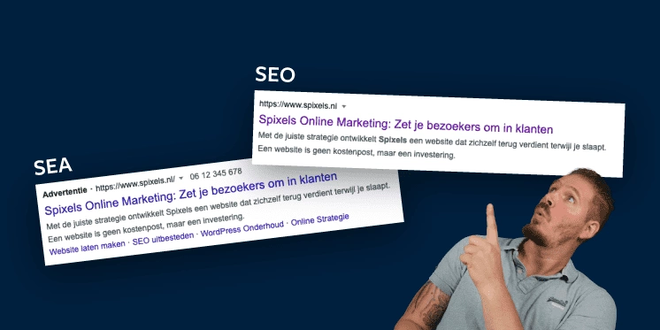 Het verschil tussen SEO en SEA uitgelegd 1
