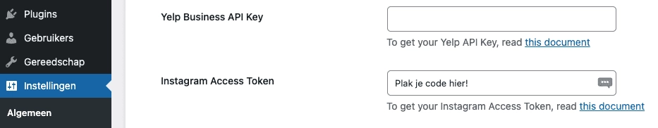 Beaver Builder Powerpack Instagram Access Token